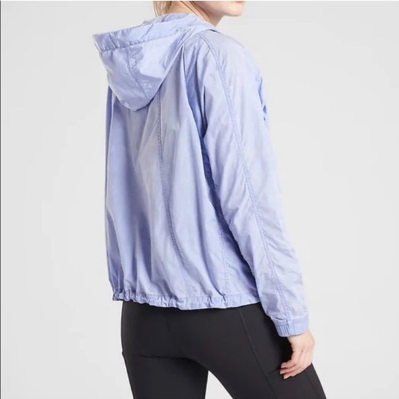 Athleta Expedition Hike Shell Lightweight Mesh Jacket in Periwinkle Size M - Picture 2 of 11